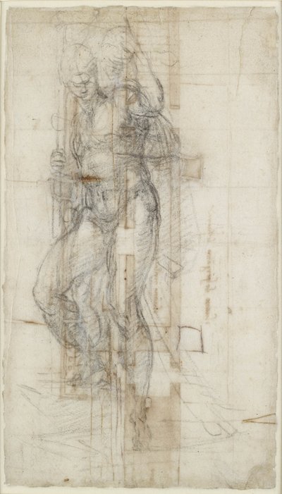 Study of the Resurrection of Christ by Michelangelo Buonarroti